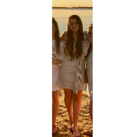 Zara Dress | Trafaluc Denim | One-shoulder Dress - Picture 2 of 6